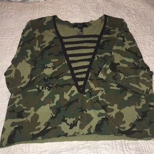 Camo crop top